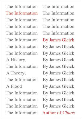 The Information, by James Gleick, Cover book